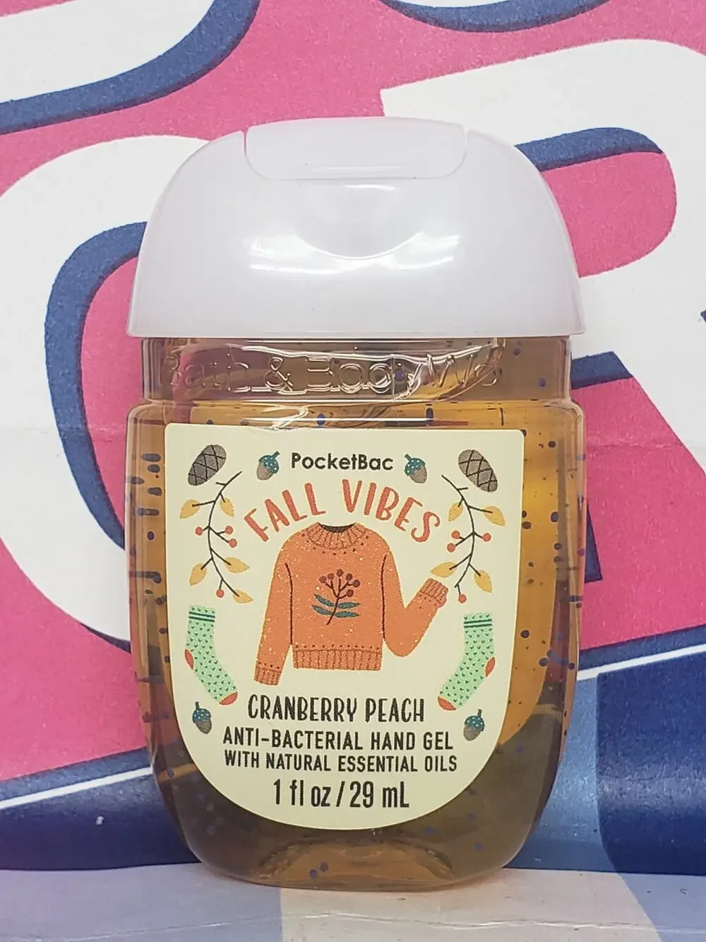 BBW FALL VIBES Cranberry Peach PocketBac Refill x5 Packs Total